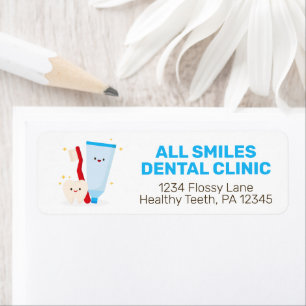 Dentist Office Return Address Labels