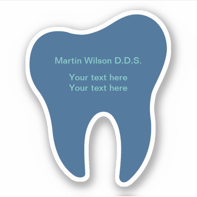 Dentist Office Tooth Shape (Front)
