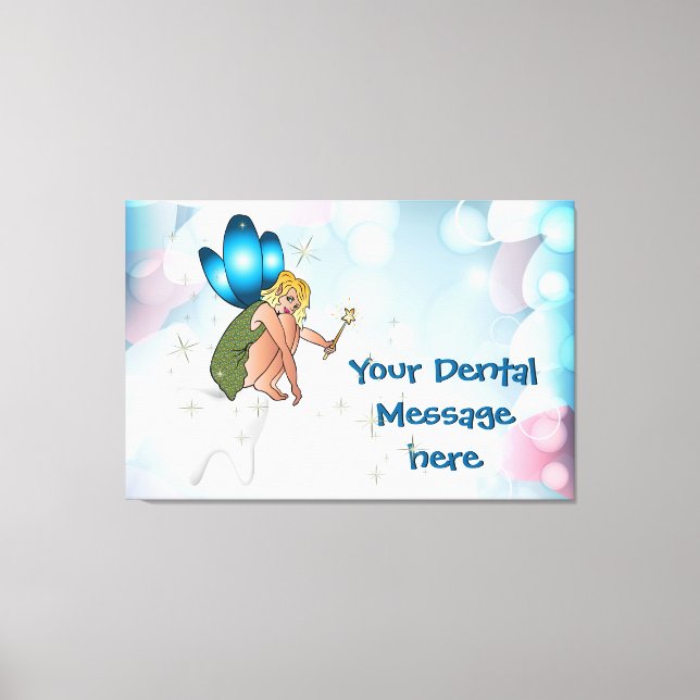 Dentist Office Wrapped Canvas (Front)