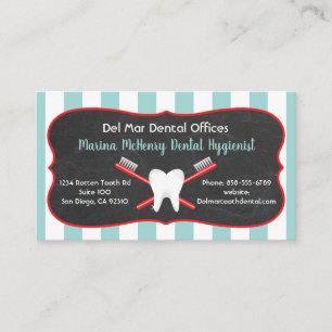 Dentist or Dental Hygienist Business cards