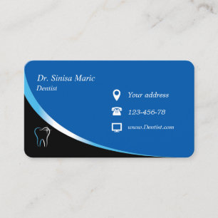 dentist orthodontist business card