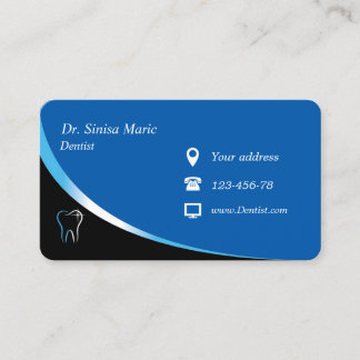 dentist orthodontist business card