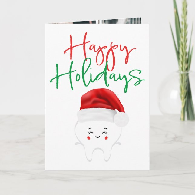 DENTIST ORTHODONTIST | Happy Holidays Holiday Card (Front)