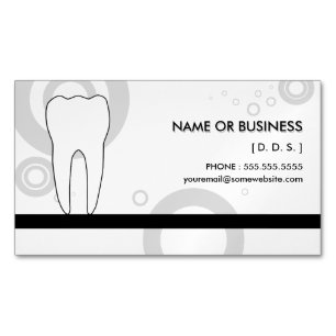 Dentist Os Magnetic Magnetic Business Card