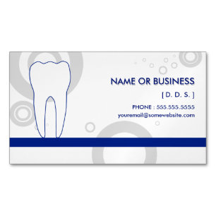 Dentist Os Magnetic Magnetic Business Card