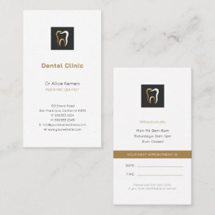 Dentist   Paediatrics Dentist Business Card