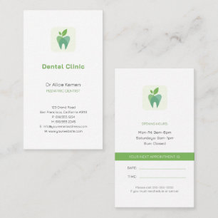 Dentist   Pediatric Dentist Business Card