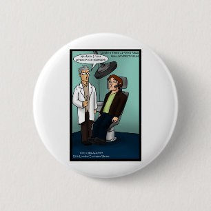 Dentist Peroxide Bluetooth? Funny Gifts Cards Tees 6 Cm Round Badge