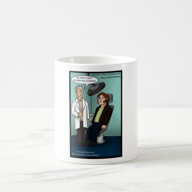 Dentist Peroxide Bluetooth? Funny Gifts Cards Tees Coffee Mug (Center)
