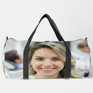 Dentist Photo Customize Personalize Duffle Bag
