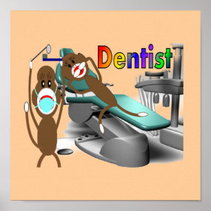 Dentist Poster Customisable--Unique Gift