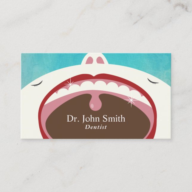 Dentist Professional Child Dental Health Business Card (Front)
