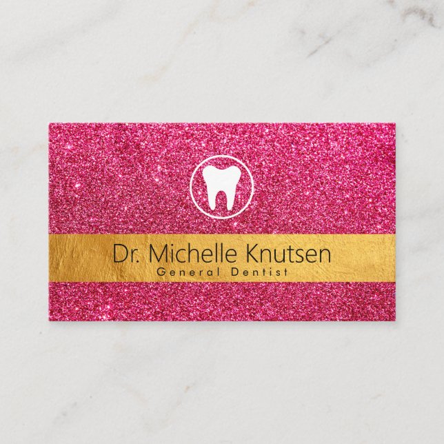 Dentist Professional Dental Appointment Business Card (Front)