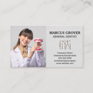 Dentist Professional   Dental Tools Business Card