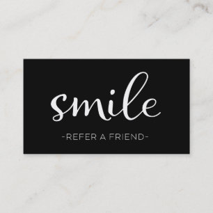 Dentist Referral Business Card