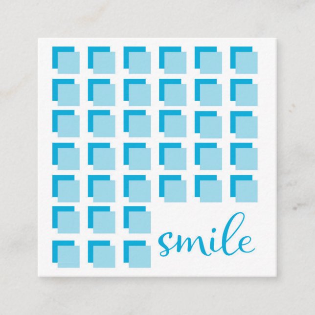 Dentist Referral Card Square (Front)