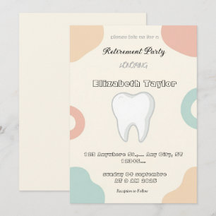 Dentist retirement invitation -Thank You Dentist
