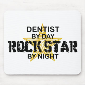 Dentist Rock Star by Night Mouse Mat