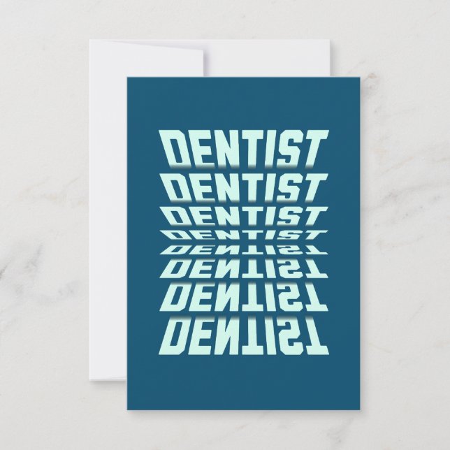 Dentist Rolodex Thank You Card (Front)