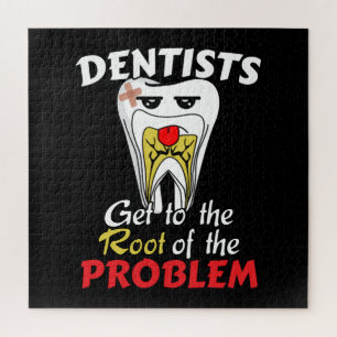 Dentist Root Canal - Tooth Cavity Pun Jigsaw Puzzle
