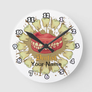 Dentist round clock