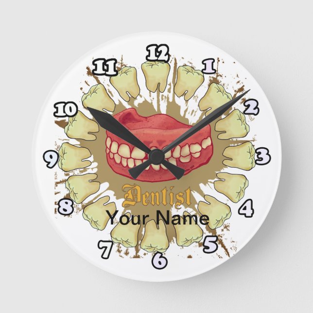 Dentist  round clock (Front)