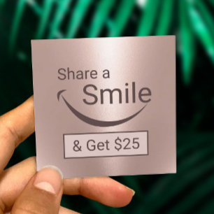 Dentist Share a Smile Rose Gold Dental Referral