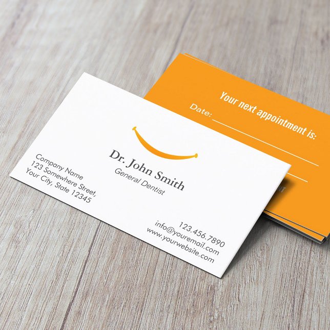 Dentist Simple Gold Smile Dental Appointment (Creator Uploaded)