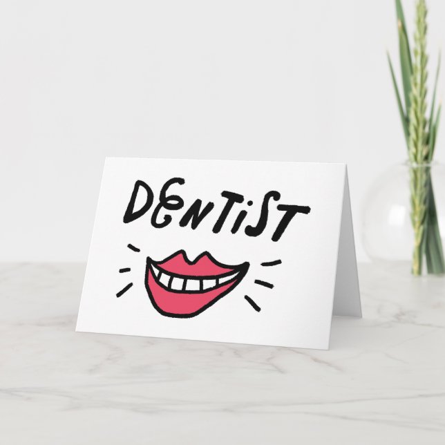 Dentist Smile Card (Front)