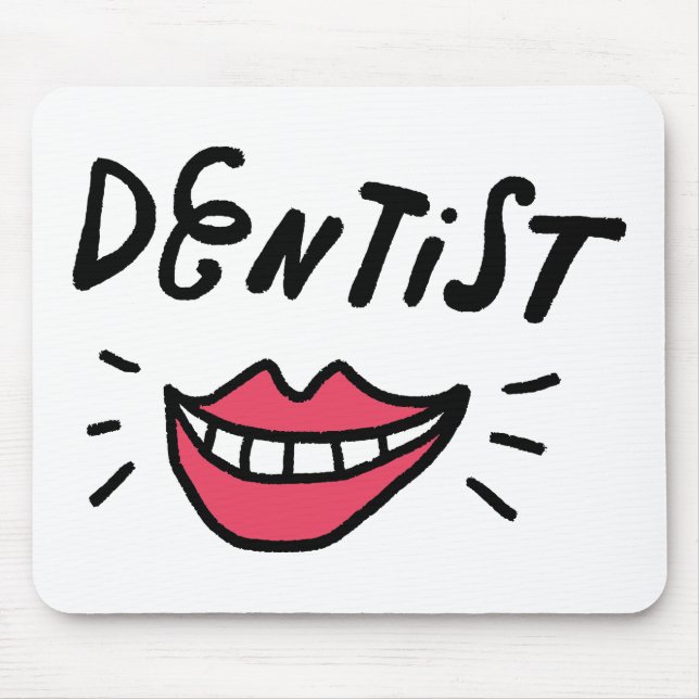 Dentist Smile Mouse Mat (Front)