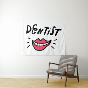 Dentist Smile Tapestry