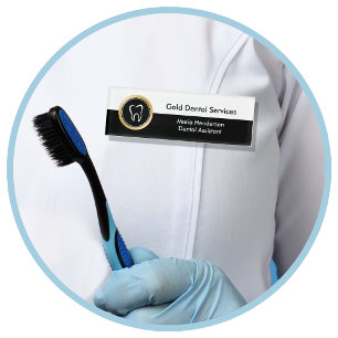Dentist Staff Name Tag