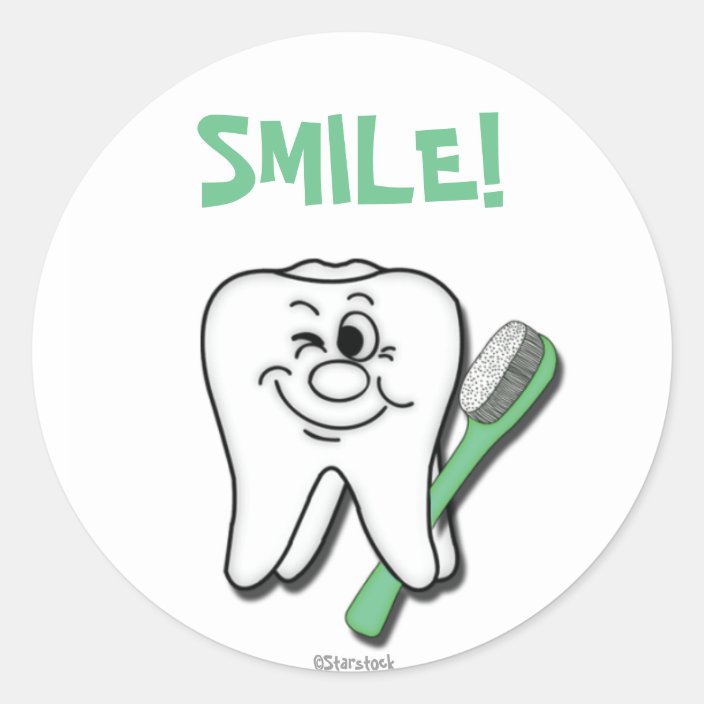 Dentist Sticker Zazzle.co.uk