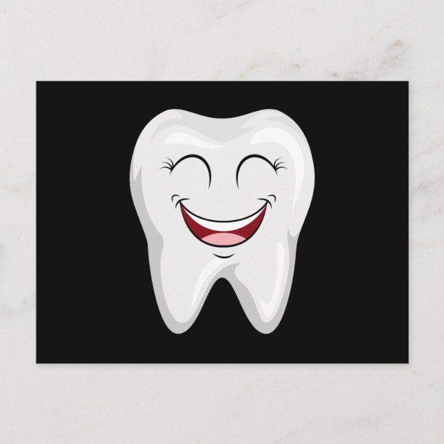 Dentist Teeth Dental Doctor Tooth Funny Gift Idea Postcard (Front)