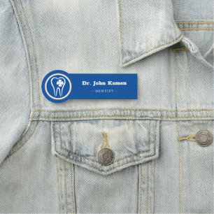 Dentist   Teeth Logo Name Name Tag