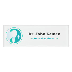 Dentist   Teeth Name Tag