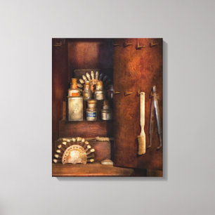 Dentist - The Dental Cabinet Canvas Print