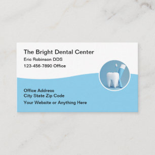 Dentist Theme Modern Business Cards