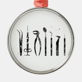 Dentist Tools Metal Tree Decoration