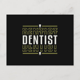 Dentist Tooth Dentistry Dental Teeth Gift Idea Postcard