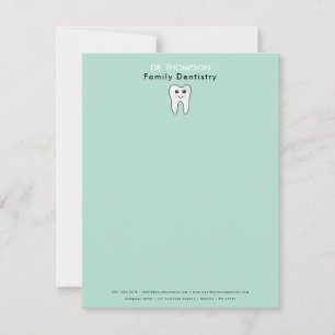 Dentist Tooth Family Dentistry Business Card
