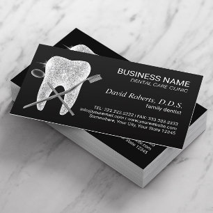 Dentist Tooth Logo Dental Office Appointment Card
