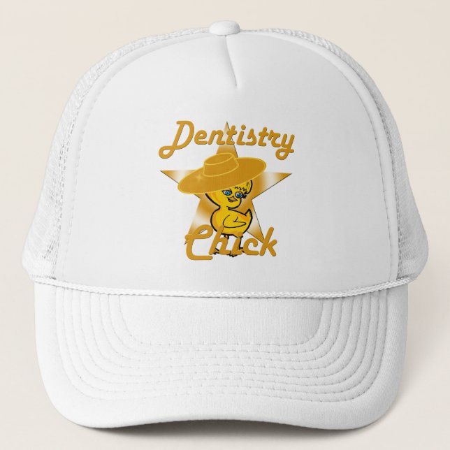 Dentistry Chick #10 Trucker Hat (Front)