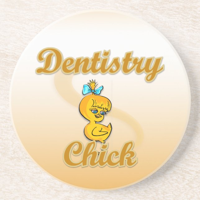 Dentistry Chick Coaster (Front)