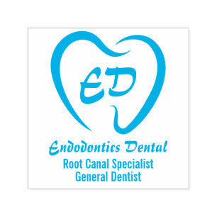 Dentistry Logo Self-inking Stamp
