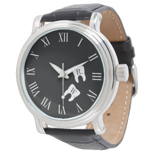 Dentistry Professional Custom Molar Initials Watch