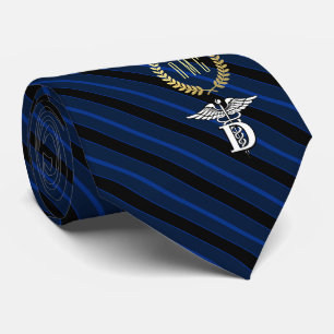 Dentistry Professional Symbol Blue Tie