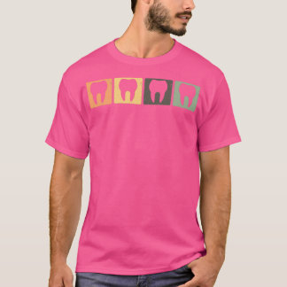Dentistry Retro Tooth Dental Medicine Dentist Gift T-Shirt