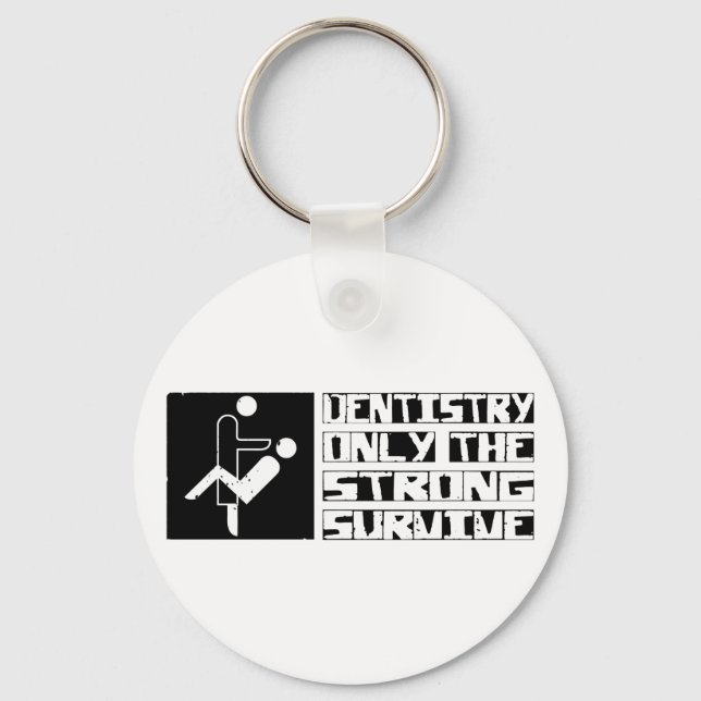 Dentistry Survive Key Ring (Front)
