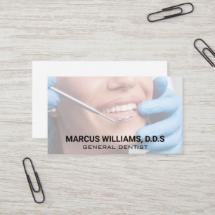 Dentistry   Teeth Examination Business Card